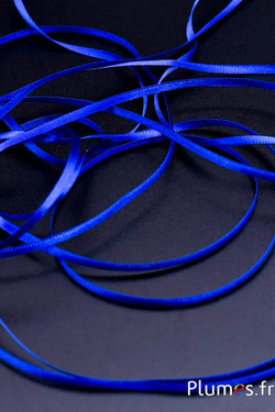 Satijnen lint - breedte 3 mm - blauw
